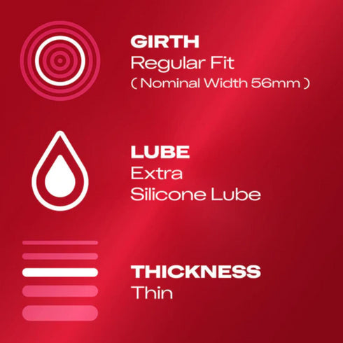Durex Thin Feel Extra Lubricated Box 24